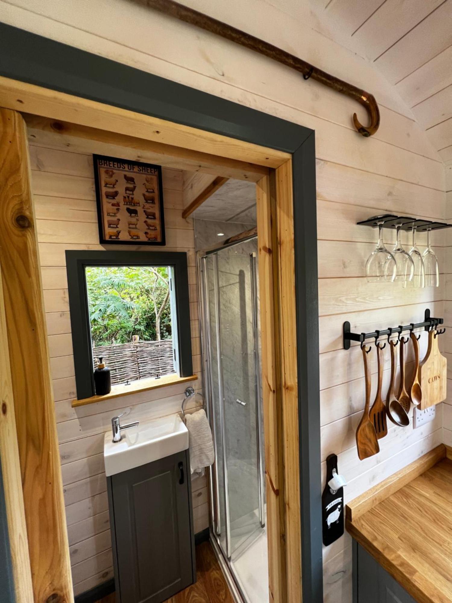 Mountain View Shepherd'S Hut For 2 Adults, 1 Dog Villa Llangoed Exterior foto